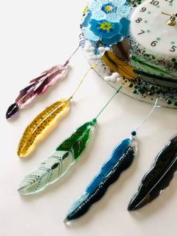 Настенные часы Птичье гнездышко - Стрекоза фото 4