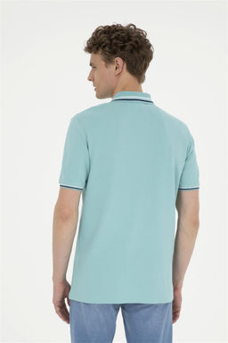U. S. Polo Assn / Мужская мятная базовая футболка - U.s. polo assn фото 5