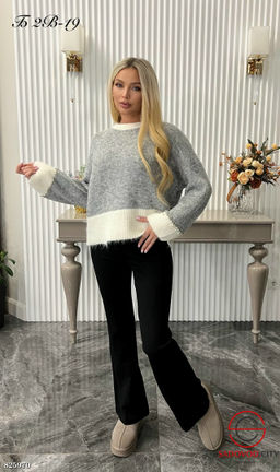 Свитер женский свободный