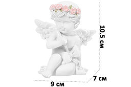 Статуэтка 9*7*10,5 см "Ангелочек с бантом"