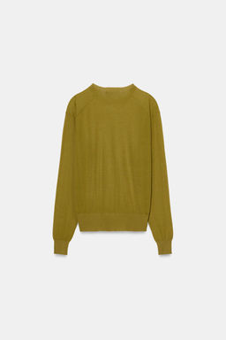 JERSEY PUNTO COSTURAS HOMBRO / Oliva - Zara фото 5