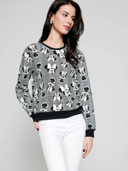 CONTE Джемпер женский DISNEY LD 1067 black-ivory