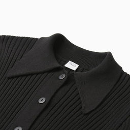 Джемпер женский на пуговицах MINAKU: Knitwear collection, чёрный, размер 46-48
