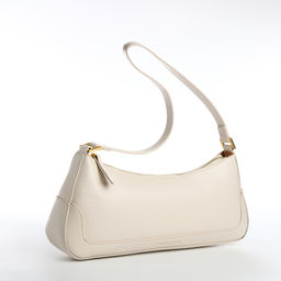 Сумка женская багет на молнии, цвет белый - Simaland фото 5