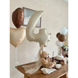 Воздушный шар фольгированный 40" цифра 4