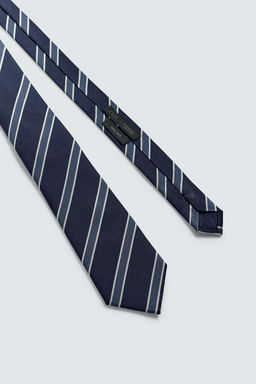 CORBATA 100% SEDA RAYAS / Marino - Zara фото 5