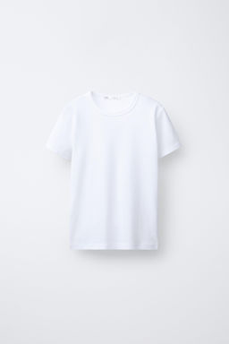 PACK DOS CAMISETAS MANGA CORTA / Blanco - Zara фото 2