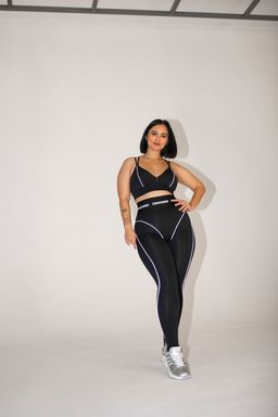 Лосины Силуэт со светоотражающим кантом / Shape Reflective Черный