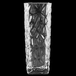 Ваза стеклянная для цветов "Сезон" 300мл, 6х6х15,6см, основание 4,8х4,8см, мозаика, в коробке, "Делисога (Delisoga)" (Китай)