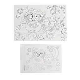 Картина по номерам Совушки 20 28,5 см - Школа талантов фото 5