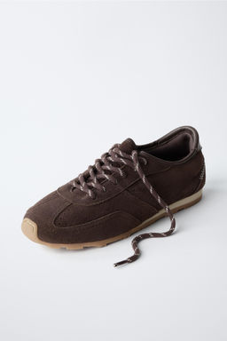 LEATHER TRAINERS - Zara фото 11