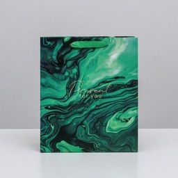 Цена за 2 шт. Пакет подарочный ламинированный, упаковка, Present for you, ML 23 х 27 х 11.5 см