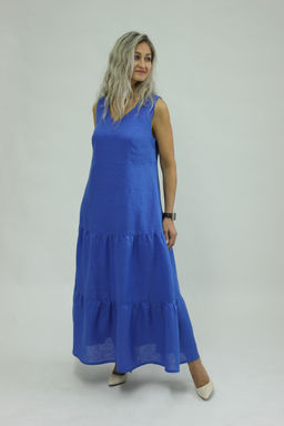 Платье умягченный 100% лен