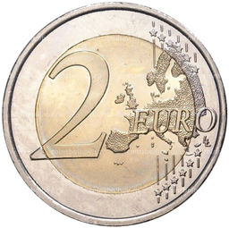 Монета 2 евро 2015 года Испания  ЮНЕСКО  Пещера Альтамира