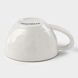 Чашка Доляна «Космос», 250 мл, фарфор, белая, красная