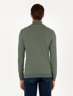 Duman Slim Fit Bal_k__ Yaka Basic Triko Kazak