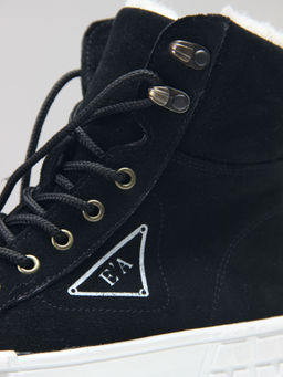 Ботинки 216.212131w. черный замша/Шерсть