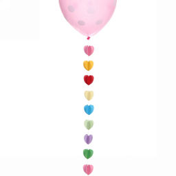 Цена за 2 шт. Лента "Сердце" 2 метра , микс