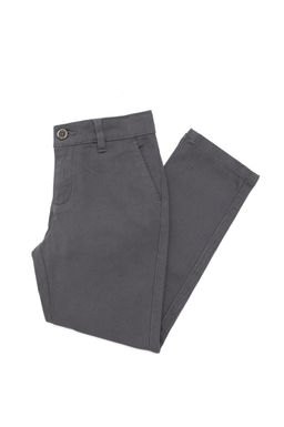 Брюки из парусины антрацитового цвета для мальчика Неожиданная скидка в корзине