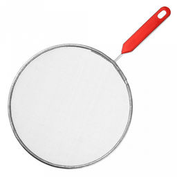 "Оптима" Крышка-сито "Брызгоулавливатель" д21см, алюминий, длинная пластмассовая ручка 12,4см, в п/эт пакете (Китай)