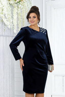 Платье Ninele 7431-Р темно-синий - Mira fashion фото 614