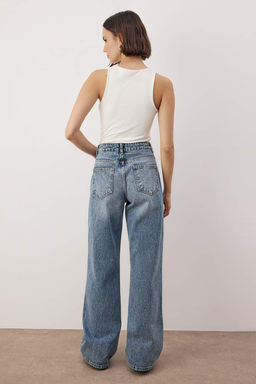 Mavi*001 Yuksek Bel Wide Leg Jeans TWOSS24JE00080