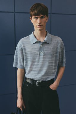 Polo en punto fino Regular Fit