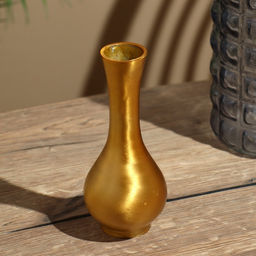 Ваза «Леон», 7×7×17 см, алюминий