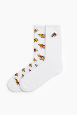 Pack de 2 calcetines con motivo