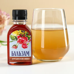 Подарочный набор С 8 Марта: чай травяной 20 г, бальзам травяной 100 мл.