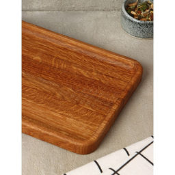 Блюдо - поднос деревянный для сервировки и подачи Adelica «Арно», 25×18×1.7 см, дуб