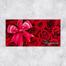 Цена за 10 шт. Конверт для денег «Поздравляю», 16.5×8 см