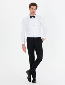 Beyaz Slim Fit Smokin G_mlek