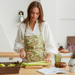Фартук Этель Spring garden, 60?70 см, 100% хлопок, саржа 190 г/м?