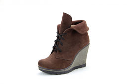 Ботильоны 900.brown.alegra/Мех