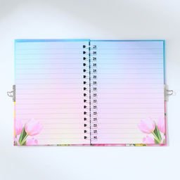 Блокнот на замочке А6, 50 л. С 8 МАРТА