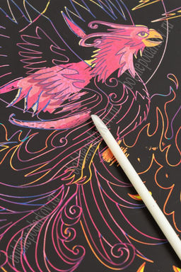 Альбом скретч-картина+раскраска 14,4*18 см (4 листа) SF-5668, №2 - Больше подарков фото 6