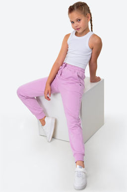 Детские брюки-джоггеры из футера Happy Fox  фото 10