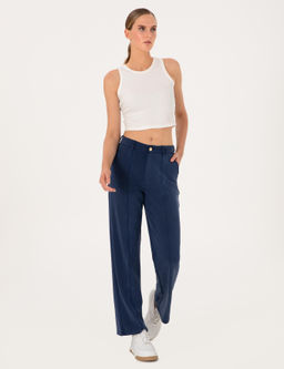 Lacivert Loose Fit Modal Kar___ml_ E_ofman Alt_ - Pierre cardin фото 3