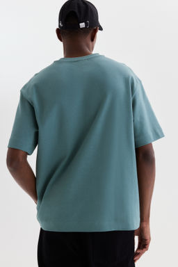 Camiseta interlock Loose Fit - H&m фото 6