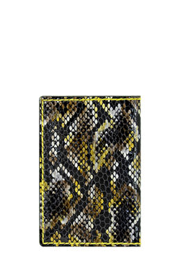 Обложка паспорта MK-9.55 черный+желтый - Protege фото 2