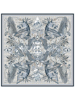 Платок жен. шелк+шерсть+мод 120х120 E16-8487-11