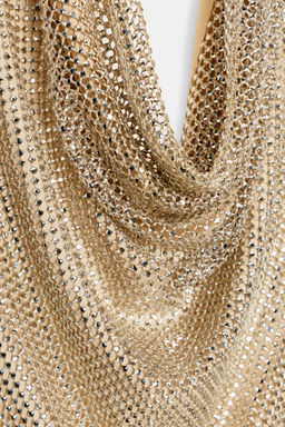 SPARKLY HALTERNECK DRESS - Zara фото 8