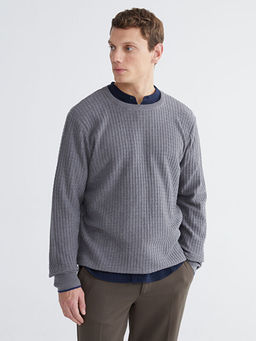 Bisiklet Yaka Erkek Triko Kazak