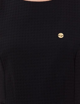 Siyah Slim Fit Dokuma Elbise - Pierre cardin фото 6