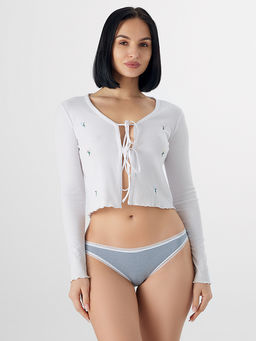 Цена за 2 штуки! Трусы слипы женские в полоску