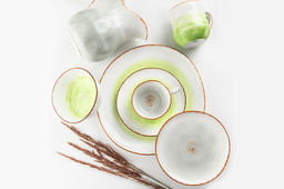 Чайная пара 2 пр. 450 мл 14*11*8,5 см Кантри, голубой ,фарфор - Elan gallery фото 9