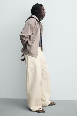 PANTAL?N RELAXED FIT RAYAS CONTRASTE / Rayas