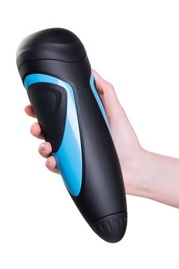 Мастурбатор нереалистичный Satisfyer Men, силикон, чёрный, 25,5 см