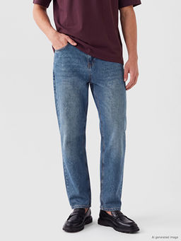 745 Baggy Fit Erkek Jean Pantolon
